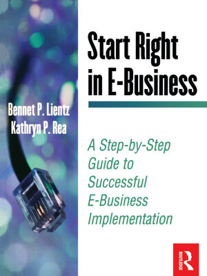 cover image of Start Right in E-Business